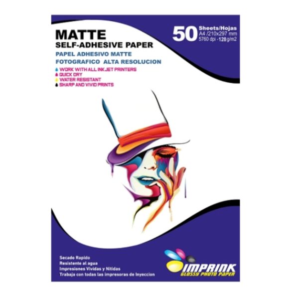 Papel adhesivo Matte