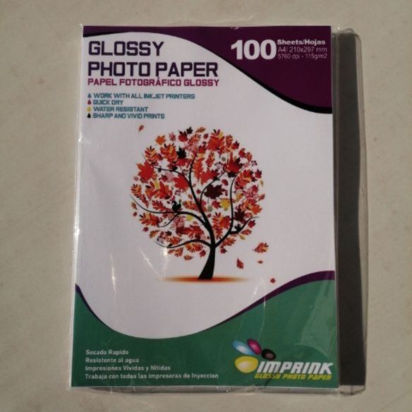 Papel Fotográfico A4 115 gsm