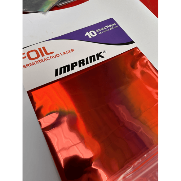 Foil Termoreactivo Red Holográfico (Hoja)