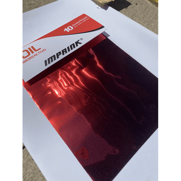 Foil Termoreactivo Láser Red (hoja)