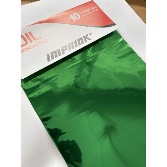 Foil Termoreactivo Láser Verde (hoja)